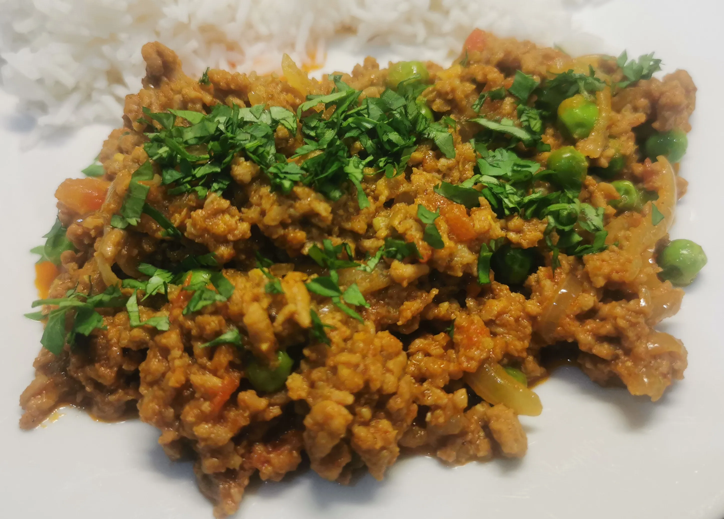 Lamb keema curry
